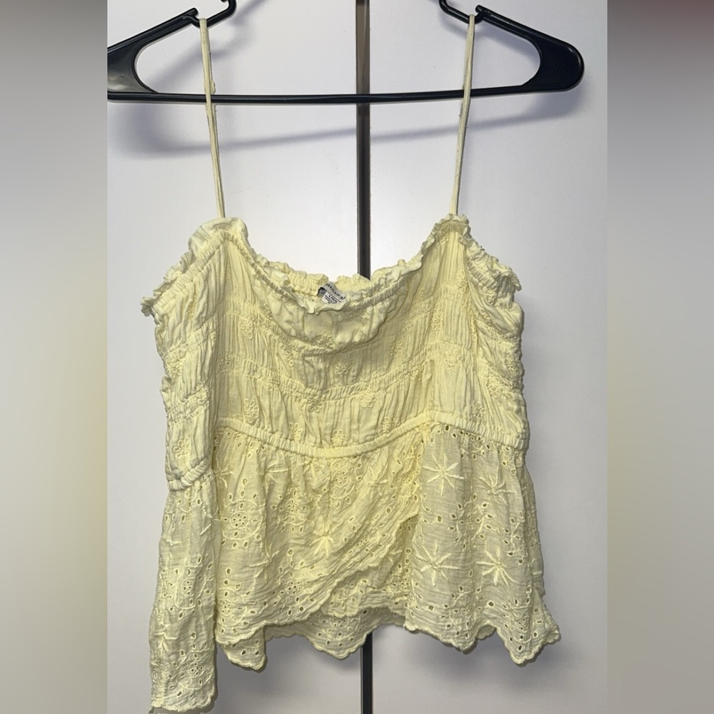 Yellow American Eagle top